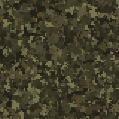 Texture military camouflage seamless pattern. Abstract army vector illustration