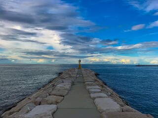 il molo in inverno