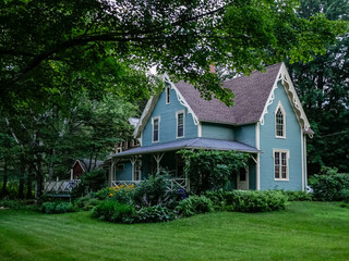 Fototapeta na wymiar House exterior, Conway, Massachusetts, USA