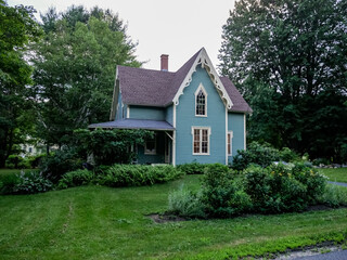 Fototapeta na wymiar House exterior, Conway, Massachusetts, USA
