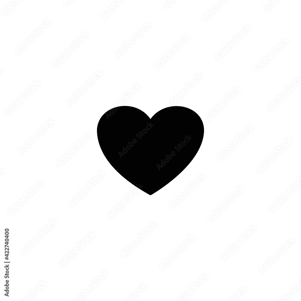 Poster heart icon vector for web, computer and mobile app