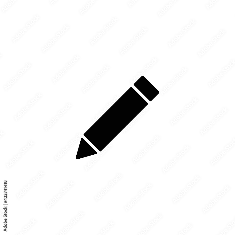 Poster pencil icon, edit icon vector for web, computer and mobile app