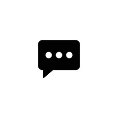 Chat icon vector for web, computer and mobile app