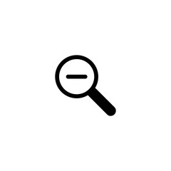 Zoom out icon vector for web, computer and mobile app