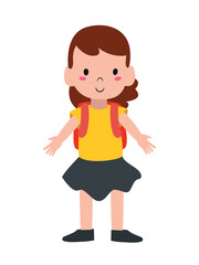 girl with bag