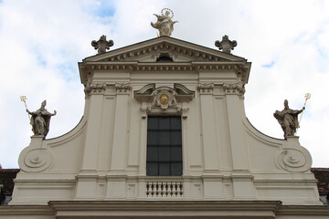 baroque church (salesianer) in vienna (austria)