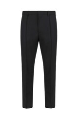 Black classic trousers. Front view