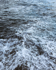 water flowing into the water