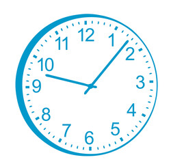 Uhr als Icon und Symbol