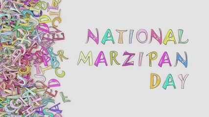 National Marzipan Day unofficial holiday in USA