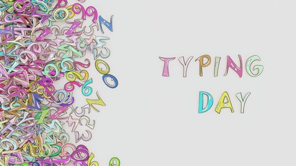 Typing Day unofficial holiday