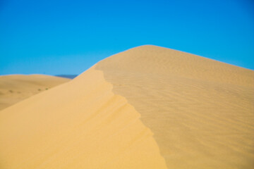 sandy hill in the desert, Central Asia, Kazakhstan