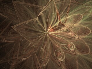 Imaginatory fractal background generated Image