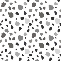 Fototapeta premium Stains on the skin of various wild and domestic animals, seamless pattern. Vector Illustration