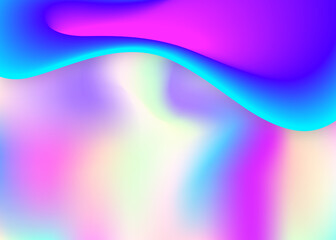 Fluid background with liquid dynamic elements and shapes.