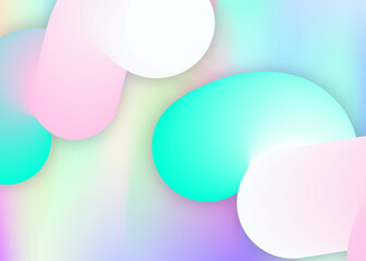 Fluid background with liquid dynamic elements and shapes.