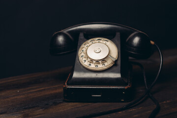 retro telephone old technology communication vintage nostalgia