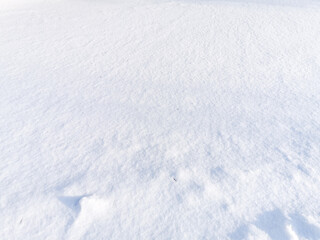 Fototapeta na wymiar Fresh snow