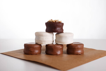 variety of handmade Argentine alfajores