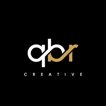 QBR Letter Initial Logo Design Template Vector Illustration