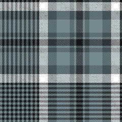 Black and White Ombre Plaid textured seamless pattern suitable for fashion textiles and graphics © Siu-Hong Mok