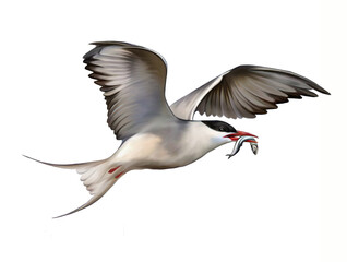 Obraz premium The Arctic tern (Sterna paradisaea)