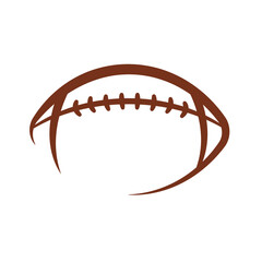 Vector pattern design oval ball in sports american football popular sport competition to find winner © anuwat