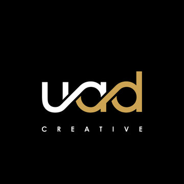 UAD Letter Initial Logo Design Template Vector Illustration