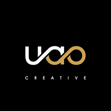 UAO Letter Initial Logo Design Template Vector Illustration