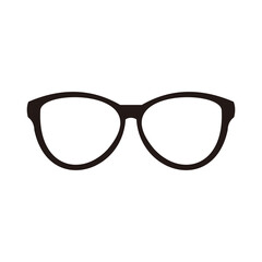 eyeglasses vector icon illustration sign