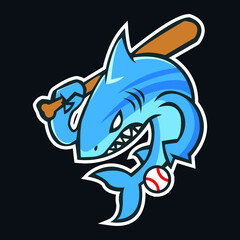 Shark Mascot Logo