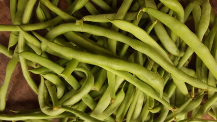 Long bean on market