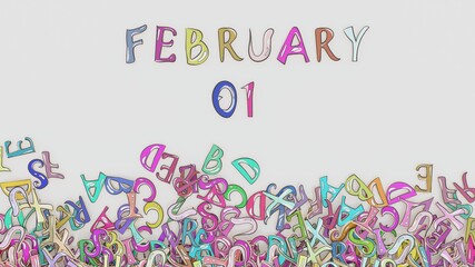 february 1 date calendar schedule birthday use
