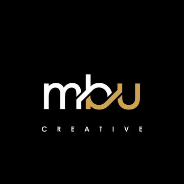 MBU Letter Initial Logo Design Template Vector Illustration