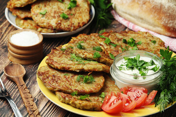 Draniki - a national dish of Belarus