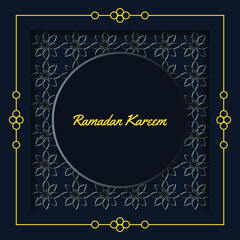 Fototapeta na wymiar Ramadan kareem template design. Great vector for Islamic invitations, social media, greeting cards etc.