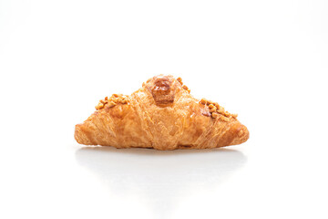 fresh croissant with peanut