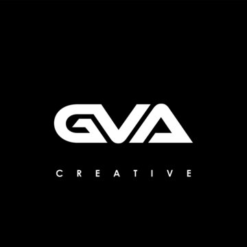 GVA Letter Initial Logo Design Template Vector Illustration