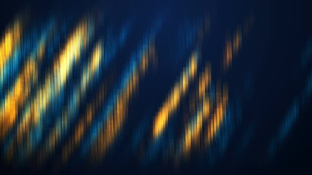 Abstract blue purple luxury geometric motion background with golden lines. Seamless looping. Video animation Ultra HD 4K 3840x2160