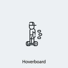 hoverboard icon vector sign symbol
