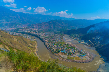 view of the river valley