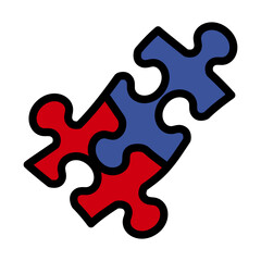Obraz premium Icon Of Puzzle Decision