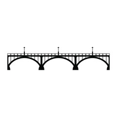 Bridge icon vector set. architecture illustration sign collection. construction symbol or logo.
