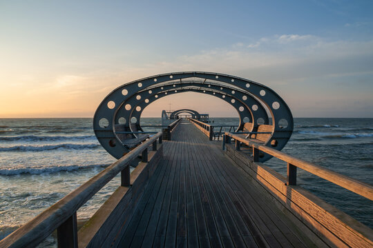 Seebr&uuml;cke im Ostseebad Kellenhusen, Schleswig-Holstein