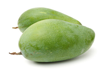 mangos on a white background 