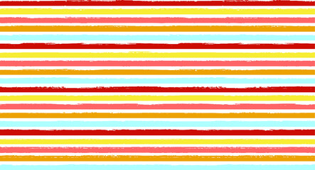 Colorful uneven lines, stripes and vector brush srokes texture. Distressed uneven background made of lines of different colors. Abstract vector illustration. EPS10