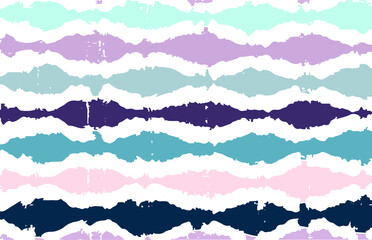 Colorful vector brush srokes texture. Distressed uneven background made of lines of different colors. Abstract distressed vector illustration. Overlay for interesting effect and depth. EPS10