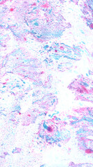 Abstract art background pink and blue fluid paint watercolor technique illustration