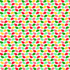 Irregular texture composed of mulricolored geometric elements. Colorful pattern. For use as background, wallpaper, prints, packaging paper and textiles. Abstract vector illustration. EPS10