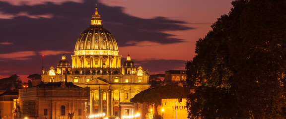 Dome of Saint Peter, Rome, Italy